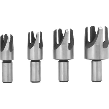4 Stuks 45# Koolstofstaal Penboor Houtplug Kurkboor Plugsnijgereedschap