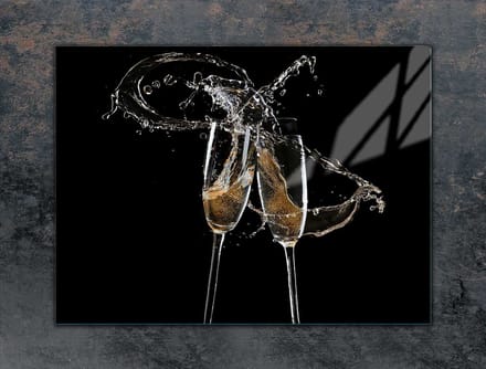 TMK ArtDeko - Snijplank - Glas - 70x52 cm - Wijn Motief