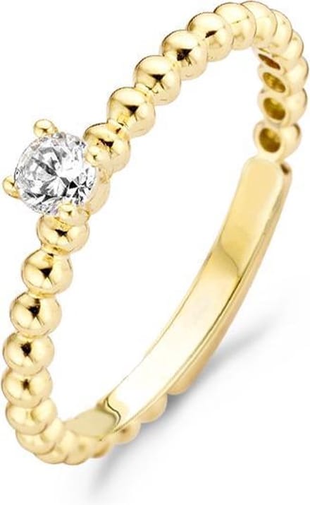 Blush Ring 1111YZI -  Geel Goud (14Krt.) met Zirconia