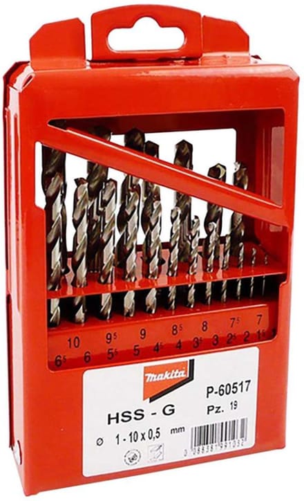 Makita Toebehoren - 19-delige metaalborenset P-60517