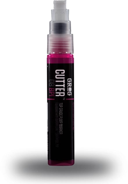 GROG Cutter 08 BPI - Splatter Red - inkt marker