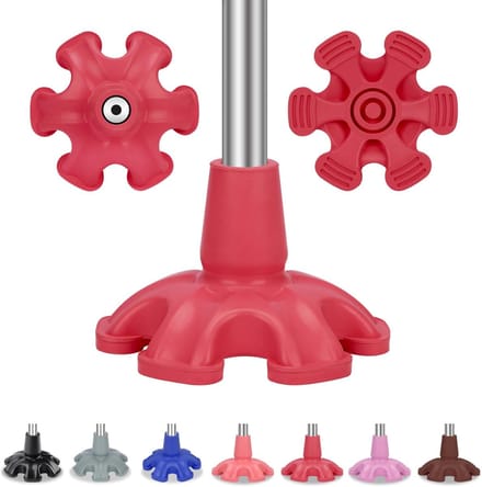 Zelfstaande Antislip Dop voor Wandelstok - Rubber 19mm Voetstuk