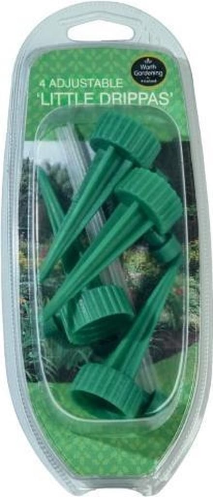 GARLAND LITTLE DRIPPA INSTELBARE DRUPPELAAR VOOR PLASTIC FLESSEN (4 STUKS)