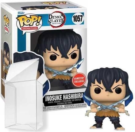 Funko Pop! Animation: Demon Slayer - Inosuke Hashibira #1057 Gamestop Exclusive