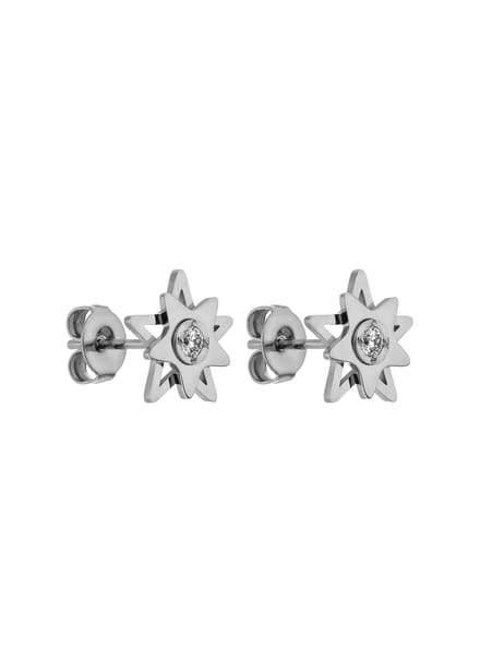 PURELEI Shining Star Ohrringe Silver Taglia: OS | Orecchini Outlet | Donna | Grigio