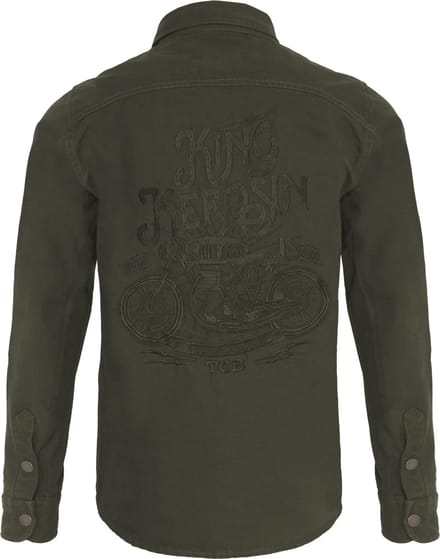 King Kerosin Jas TCB Vintage Canvas Olive