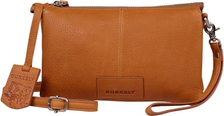 Burkely Soft Skylar Triple pocket zip - Tas - Volwassenen - Cognac