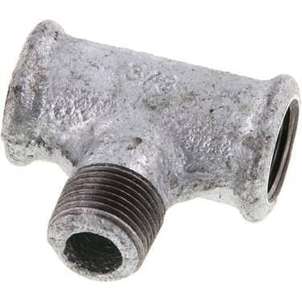 T-Koppeling R3/8'' Buitendraad X RP3/8'' Binnendraad 25bar [2 Stuks]