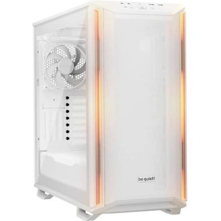 BeQuiet DARK BASE 701 White Midi-tower PC-behuizing Wit 3 voorgeïnstalleerde ventilators, Zijvenster