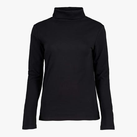 Mountain Peak dames thermoshirt met rollneck zwart - Maat M