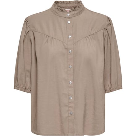 ONLY - ONLARIS LIFE 2/4 FRILL SHIRT WVN CC - Meisjes - Blouses