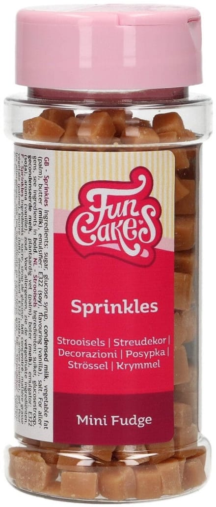 FunCakes Suikerdecoraties - Mini Fudge - 65g - Eetbare Taartdecoratie