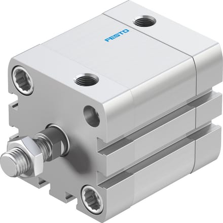 Festo Compacte Cilinder 40mm Boring 20mm Slag ISO 21287 Dubbelwerkend - 572675 - P2BRN