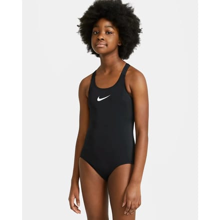 Nike Meisjes Badpak Racerback Solid Zwart