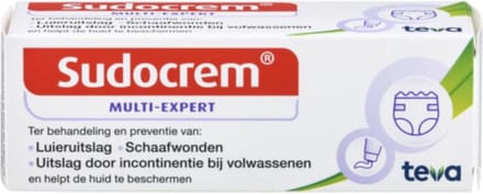 Sudocrem- Luier & Billencrème tube - 30gr - Multi Expert