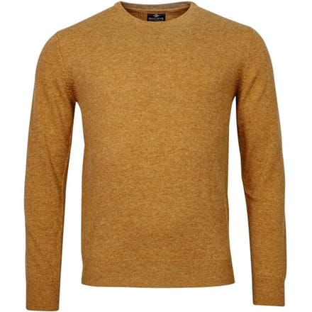 Baileys Trui Crew Neck Lambswool Oker / male