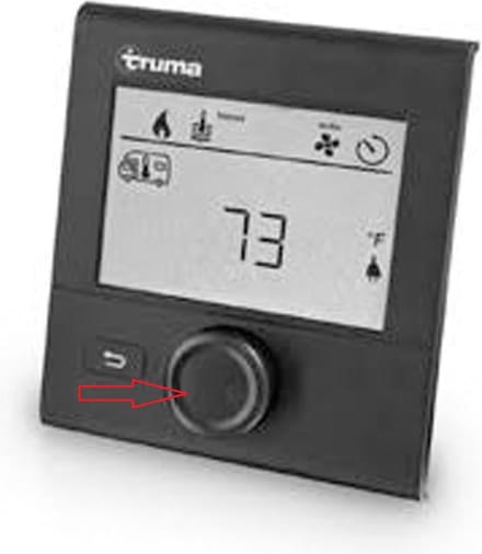 Truma CP Plus Bedieningsknop Display