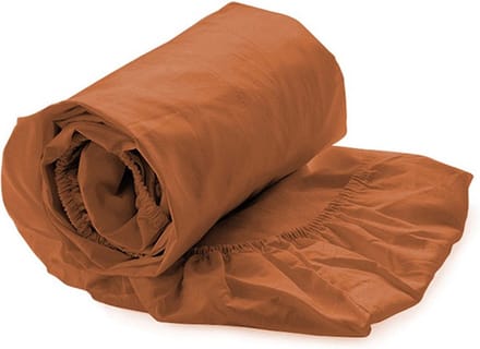 Luxe Hoeslaken Percale - 100% Percale Katoen - Eenpersoons - 90/100x210/220 cm - Cognac