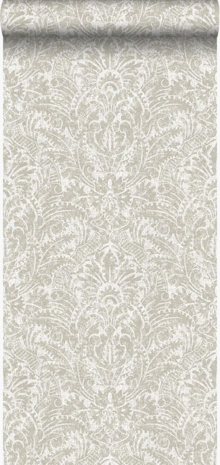 Origin Wallcoverings behang ornamenten donker beige - 53 cm x 10.05 m - 347308