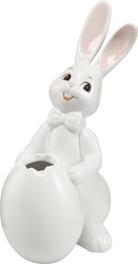 Goebel - Pasen | Decoratief beeld / figuur Haas Snow White - Little Spring | Porselein - 16cm