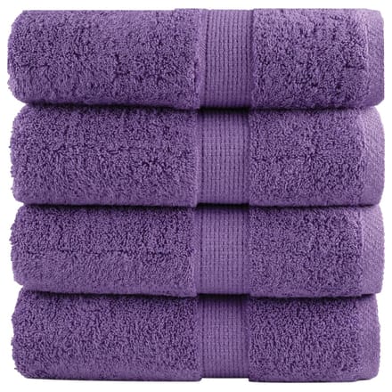 vidaXL - Gastendoekjes - SOLUND - 4 - st - 600 - g/m² - 30x50 - cm - paars