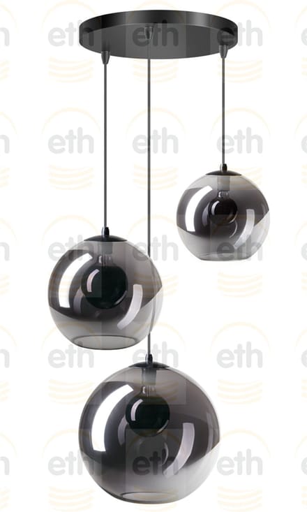 ETH Hanglamp Orb 3x 20-25-30cm
