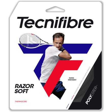 Tecnifibre Razor Soft Tennissnaar Zwart 1,30mm 12m