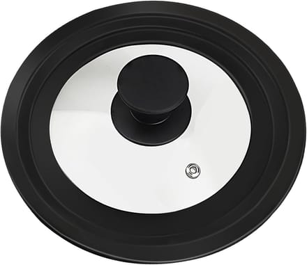 Universele Glas Deksel 22 cm - Geschikt voor Potten 18, 20 & 22 cm - Met Antislip Rand