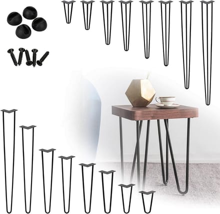 Set van 4 Haarspeld Tafelpoten 72 cm - Geschikt voor Diverse Meubelstijlen