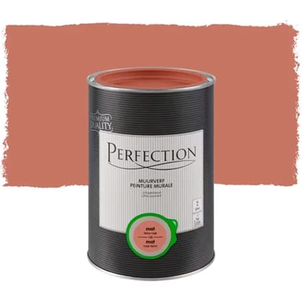 Perfection Ultradekkend Muurverf - Mat - Terra Roze - 1l