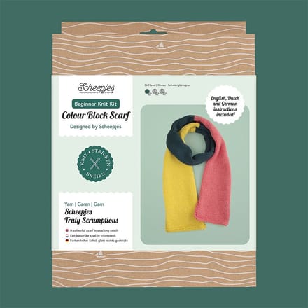 Scheepjes - Beginner breikit Colour block sjaal