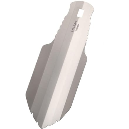 Lixada Titanium Tuin Handschep Outdoor Camping Wandelen Backpacken Troffel Shovel white