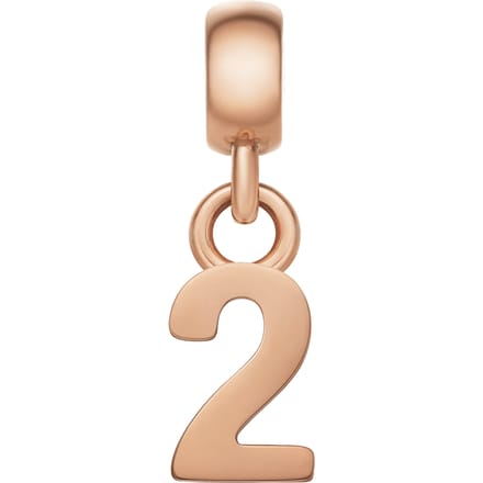Daniel Wellington DW Charm Number 2 Rose Gold