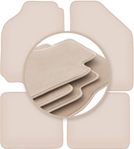 PREMIUM beige matten voor: Fiat Bravo hatchback 1995-2001
