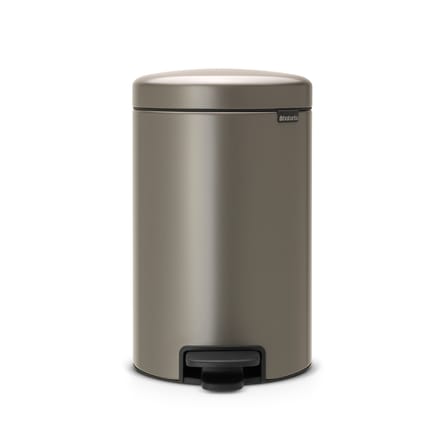 Brabantia Pedaalemmer Newicon - Staal - Platinum - 31.7x26x41.7cm - 12l
