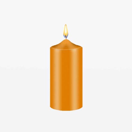 Meloen oranje kaars kleurstof - 25 gr