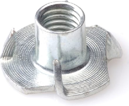 Inslagmoer M5 x 8mm voor hout per 10 stuks