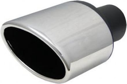 IVOL Uitlaatsierstuk RVS Ovaal - Passend 47 - 57mm