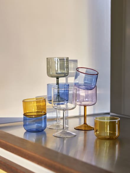 HAY - Tint Wijnglas set van 2 - grijs - grau
