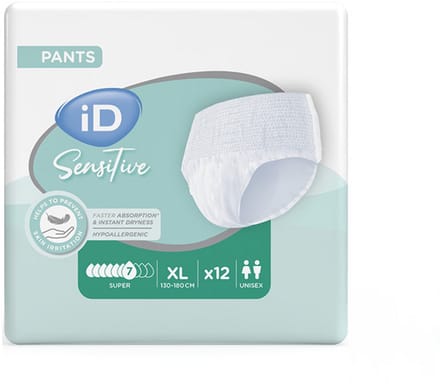 iD Sensitive Pants Super XL - 1 pak van 12 stuks