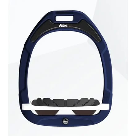 Zijwaartse Grip Hakken Marine/Wit/Bruin Flex-On Green Composite