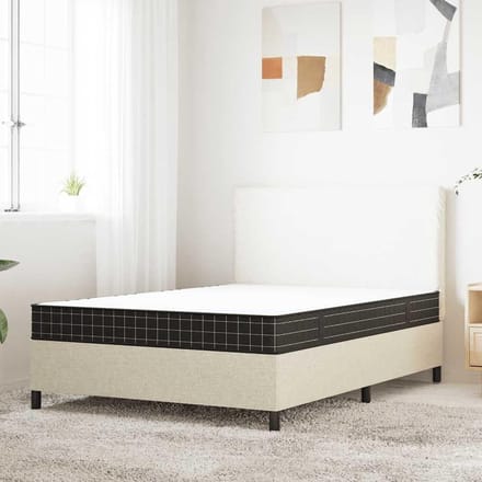 Bonnell Matras - Binnenvering Matras - Rustig Slapen - Dubbele Kern - 140 x 190 cm - Wit