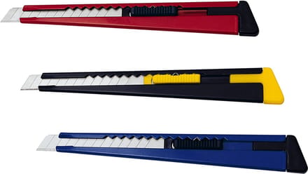 WEDO metaalschaar, lemmet: 9 mm, met clip, geassorteerde kleuren
