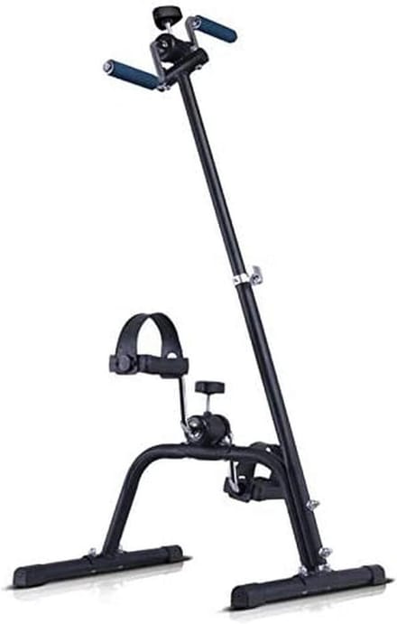 Pedaaltrainer - Fietsapparaat Hometrainer - Revalideren Armen Benen - Stabiele Frameconstructie - Compact Opvouwbaar - Grijs