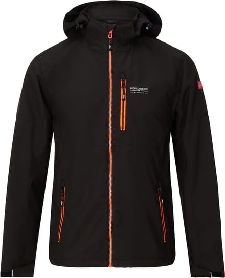 Nordberg Dag - Softshell Outdoor Zomerjas Heren - Zwart - Maat M