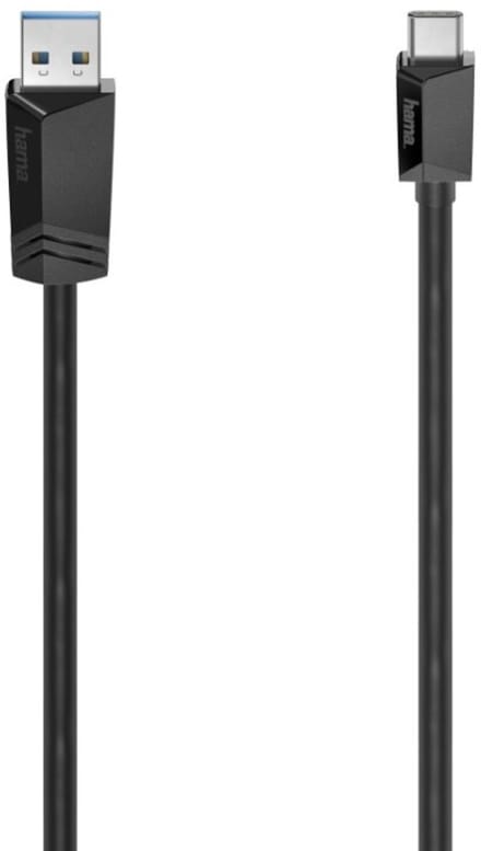 Hama USB-C-kabel USB-A-stekker - USB-C-stekker USB 3.2 Gen2 10 Gbit/s 1,00 M