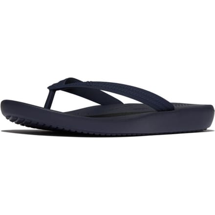 FitFlop Iqushion Mens Textured-Strap Flip-Flops Heren Slippers - Midnight Navy