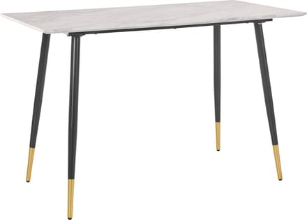 Monza-Bureau - Marmer Zwart/Goud