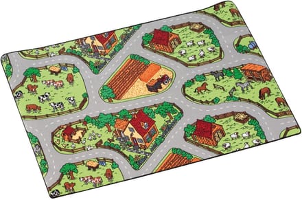 Verkeersparcours - boerderij - Educo - Speelkleed - 200 x 150 cm - MATTIE