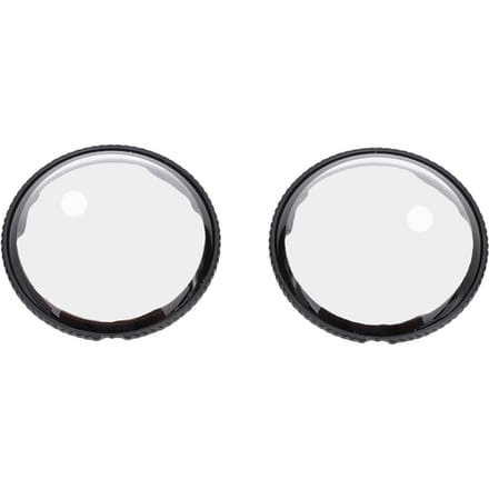 2 Pièces Protection d'objectif de caméra panoramique Convient pour caméra Insta360 X5 Verre optique Haute transparence Couvercle de protection d'objectif black